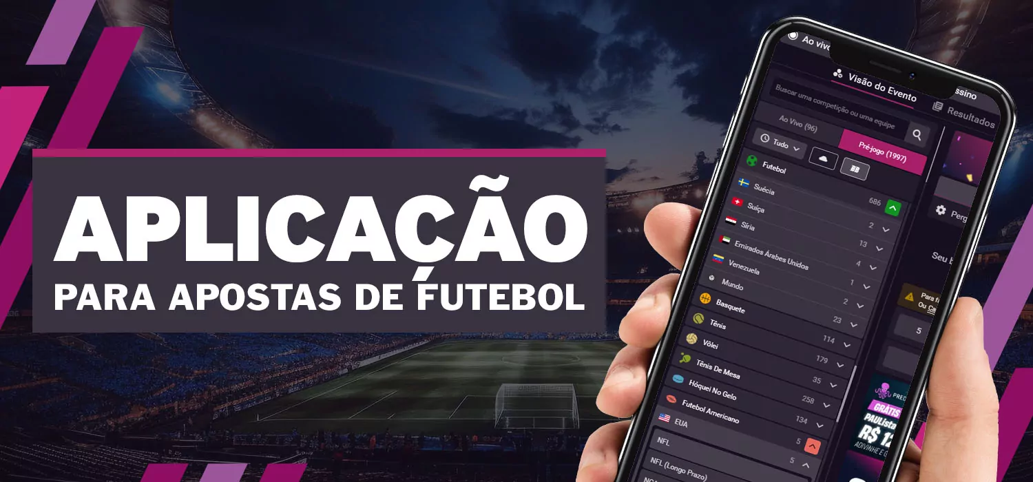 VBet Futebol Aplicação móvel
